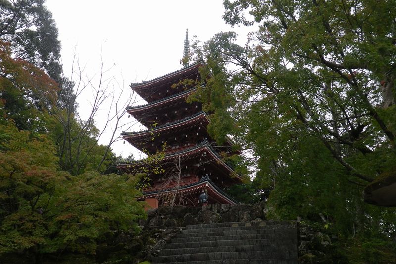 竹林寺の五重塔